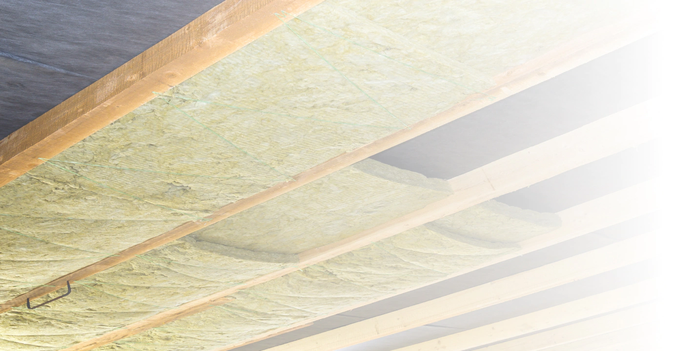 ceiling insulation installation work